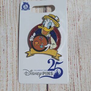 Disney Parks 25 Years Donald Duck Pin - NEW